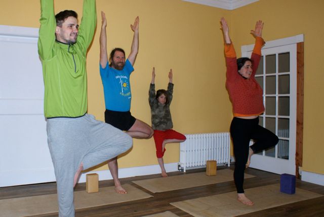 Relaxing yoga classes...